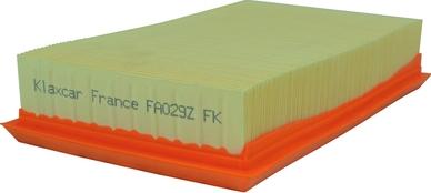 Klaxcar France FA029z - Air Filter, engine autospares.lv