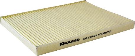 Klaxcar France FC067z - Filter, interior air autospares.lv