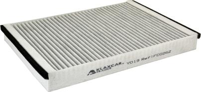 Klaxcar France FC026z - Filter, interior air autospares.lv