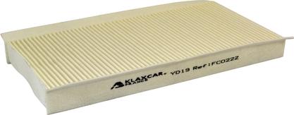 Klaxcar France FC022z - Filter, interior air autospares.lv