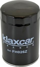 Klaxcar France FH026z - Oil Filter autospares.lv