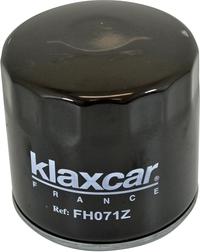 Klaxcar France FH071z - Oil Filter autospares.lv