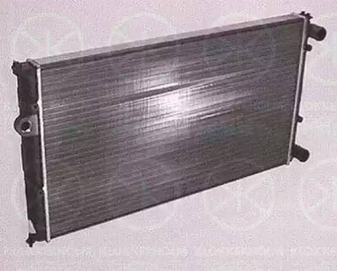 Klokkerholm 9504302116 - Radiator, engine cooling autospares.lv