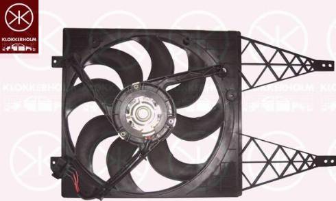 Klokkerholm 95062607 - Fan, radiator autospares.lv
