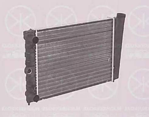 Klokkerholm 9520302009 - Radiator, engine cooling autospares.lv