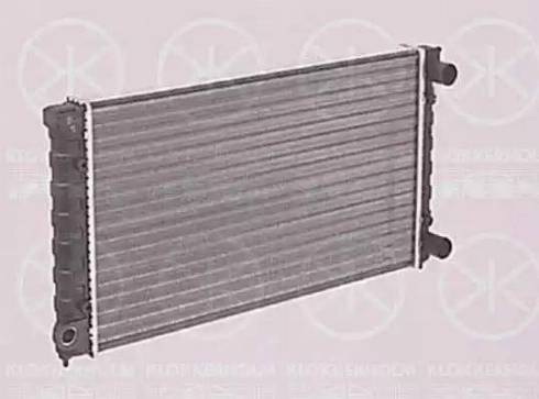 Klokkerholm 9521302045 - Radiator, engine cooling autospares.lv