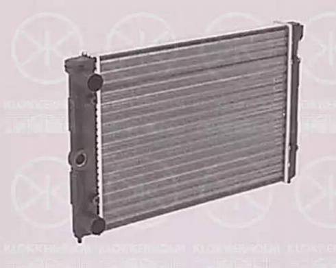 Klokkerholm 9521302039 - Radiator, engine cooling autospares.lv