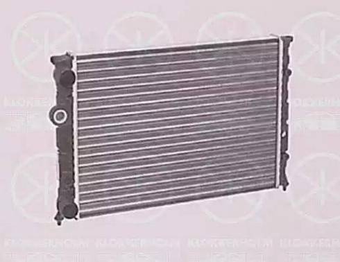 Klokkerholm 9522302028 - Radiator, engine cooling autospares.lv