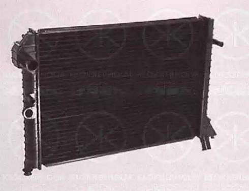 Klokkerholm 9007302060 - Radiator, engine cooling autospares.lv