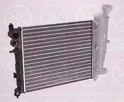 Klokkerholm 5502302115 - Radiator, engine cooling autospares.lv