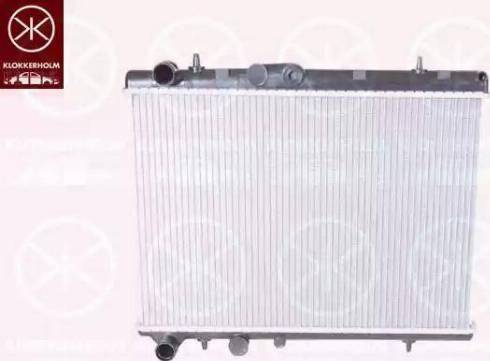 Klokkerholm 5514302259 - Radiator, engine cooling autospares.lv