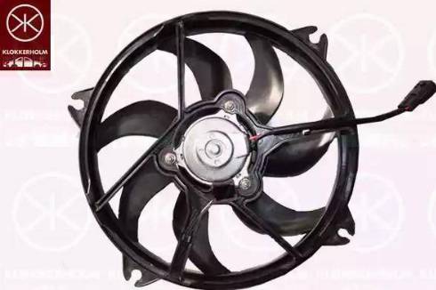 Klokkerholm 55142603 - Fan, radiator autospares.lv