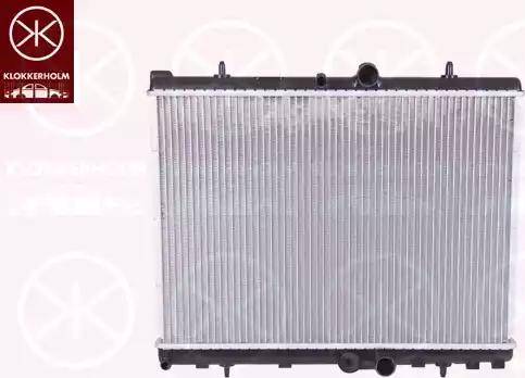 Klokkerholm 5537302269 - Radiator, engine cooling autospares.lv