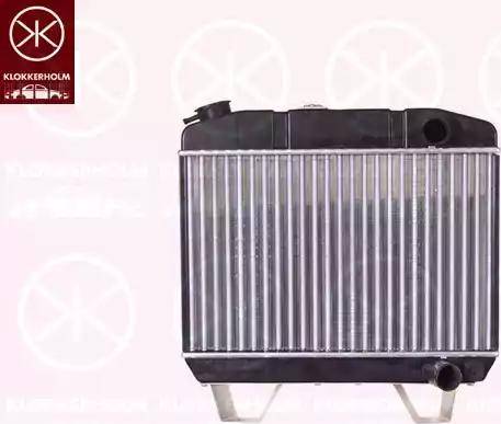 Klokkerholm 5520302021 - Radiator, engine cooling autospares.lv