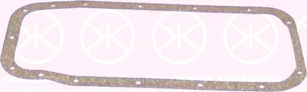 Klokkerholm 5049480 - Gasket, oil sump autospares.lv