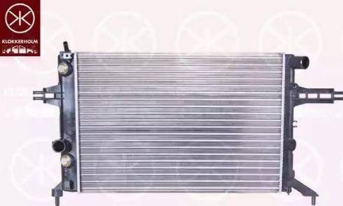 Klokkerholm 5051302256 - Radiator, engine cooling autospares.lv