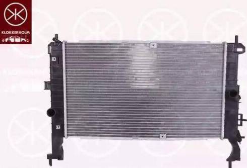 Klokkerholm 5026302346 - Radiator, engine cooling autospares.lv