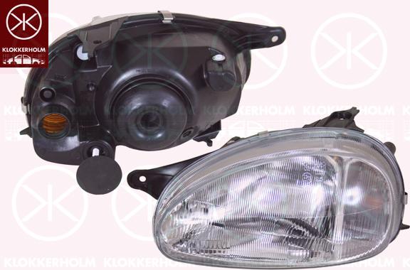 Klokkerholm 50220148 - Headlight autospares.lv