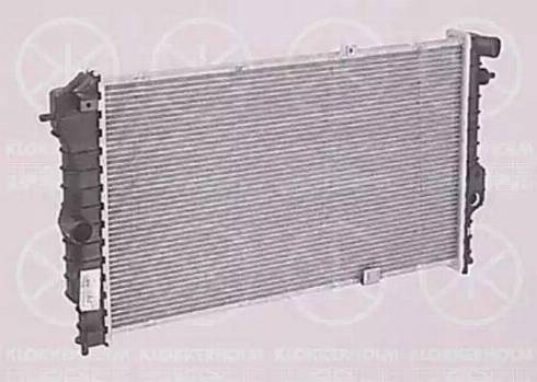 Klokkerholm 5076302190 - Radiator, engine cooling autospares.lv