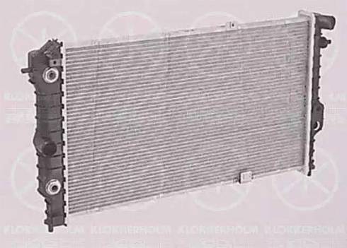 Klokkerholm 5076302173 - Radiator, engine cooling autospares.lv