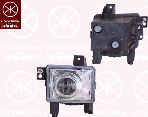 Klokkerholm 50780292 - Fog Light autospares.lv