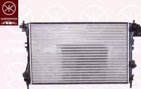 Klokkerholm 5078302338 - Radiator, engine cooling autospares.lv