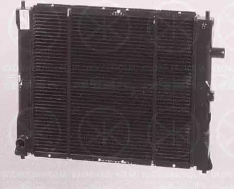 Klokkerholm 6409302110 - Radiator, engine cooling autospares.lv