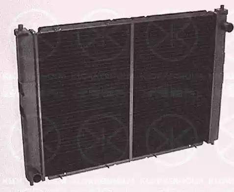 Klokkerholm 6408302069 - Radiator, engine cooling autospares.lv