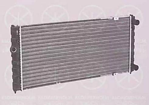 Klokkerholm 6607302021 - Radiator, engine cooling autospares.lv