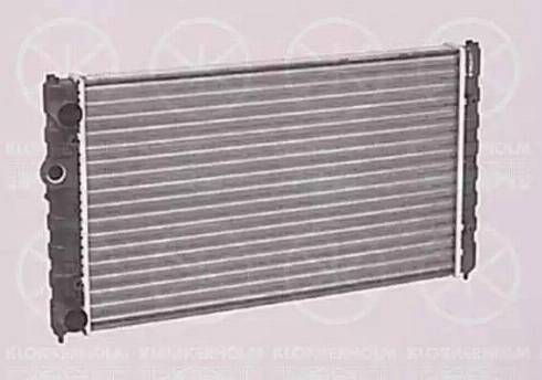 Klokkerholm 6607302023 - Radiator, engine cooling autospares.lv