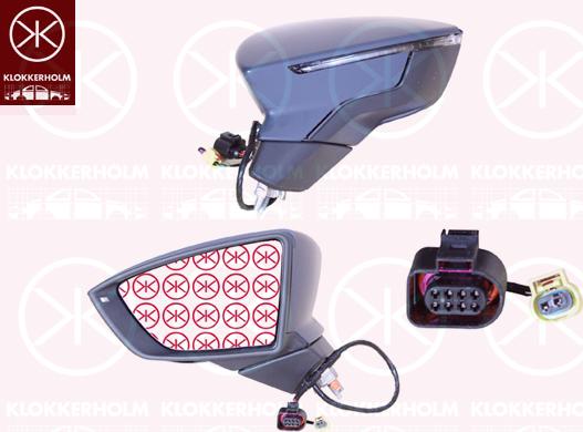 Klokkerholm 66221045 - Outside Mirror autospares.lv