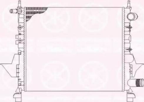 Klokkerholm 6005302217 - Radiator, engine cooling autospares.lv