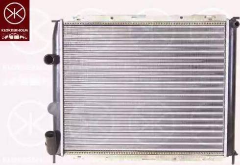 Klokkerholm 6032302268 - Radiator, engine cooling autospares.lv