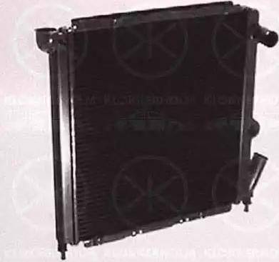 Klokkerholm 6025302063 - Radiator, engine cooling autospares.lv