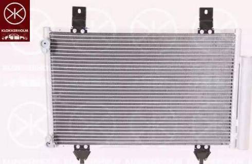 Klokkerholm 6814305087 - Condenser, air conditioning autospares.lv