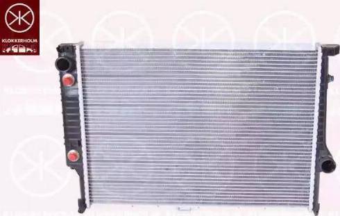 Klokkerholm 0057302092 - Radiator, engine cooling autospares.lv