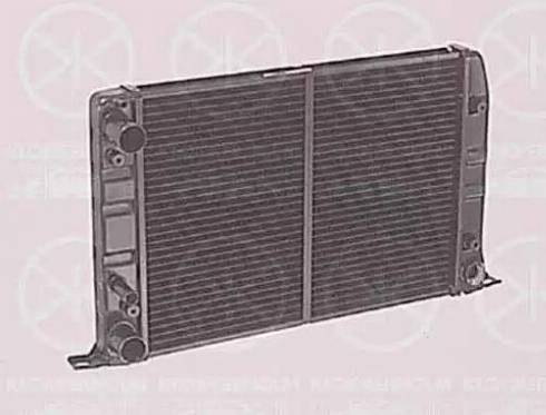 Klokkerholm 0016302028 - Radiator, engine cooling autospares.lv