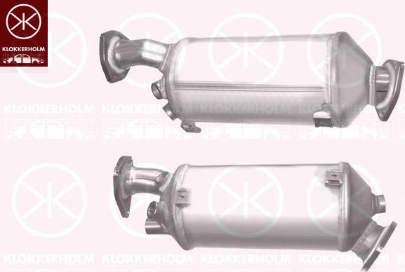 Klokkerholm 00318601 - Soot / Particulate Filter, exhaust system autospares.lv