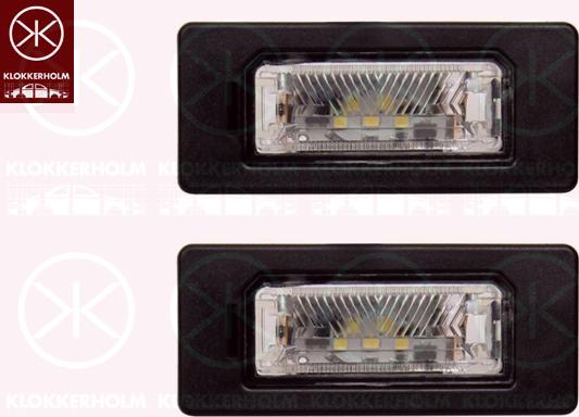 Klokkerholm 00290853 - Licence Plate Light autospares.lv