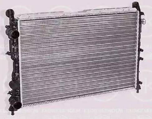 Klokkerholm 0107302066 - Radiator, engine cooling autospares.lv