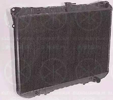 Klokkerholm 1644302064 - Radiator, engine cooling autospares.lv