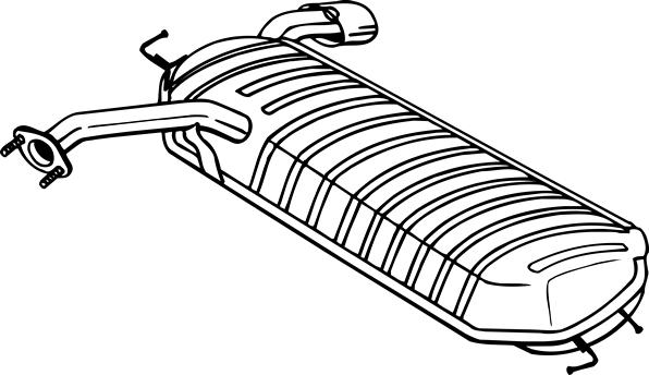 Klokkerholm 165-069 - End Silencer autospares.lv