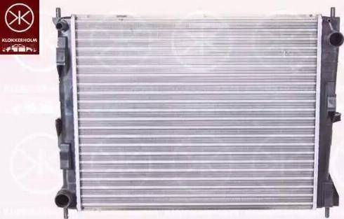 Klokkerholm 1609302235 - Radiator, engine cooling autospares.lv