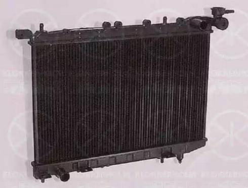 Klokkerholm 1626302123 - Radiator, engine cooling autospares.lv