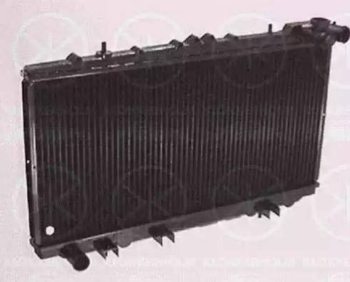 Klokkerholm 1628302122 - Radiator, engine cooling autospares.lv