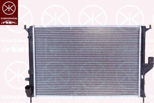 Klokkerholm 1307302477 - Radiator, engine cooling autospares.lv