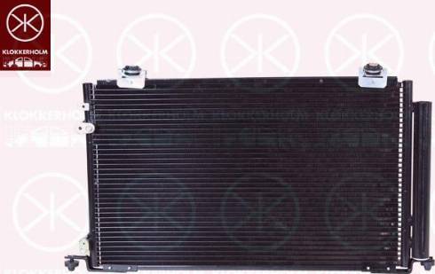 Klokkerholm 8161305393 - Condenser, air conditioning autospares.lv