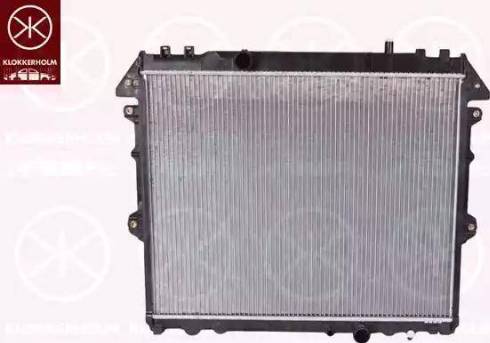 Klokkerholm 8127302121 - Radiator, engine cooling autospares.lv