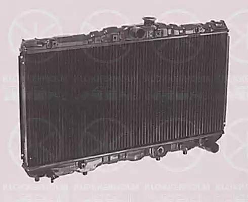 Klokkerholm 8173302127 - Radiator, engine cooling autospares.lv