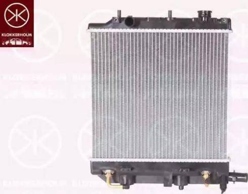 Klokkerholm 3480302166 - Radiator, engine cooling autospares.lv